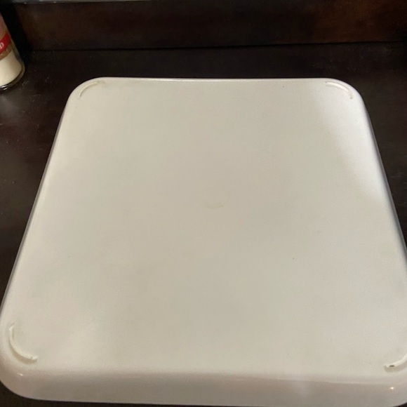 Vintage Mebel Melamine Large and Small Square Serving Tray with Seashells - Picture 5 of 6